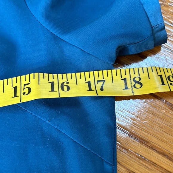 XXi jadestone blue mini dress with ruffle details.  Great condition. Size Small - Picture 9 of 13